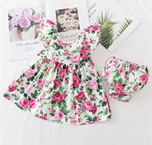 Load image into Gallery viewer, Pre-Order Baby &amp; Toddler Girls Floral Dress