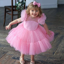 Load image into Gallery viewer, Pre-Order Princess Inspired Tulle Dress for Girls in Pink