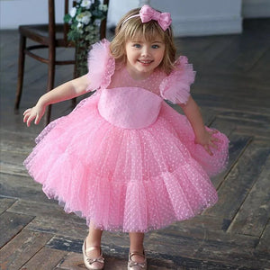 Pre-Order Princess Inspired Tulle Dress for Girls in Pink