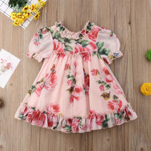 Load image into Gallery viewer, Pre-Order Girls Pink Rose Dress