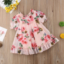 Load image into Gallery viewer, Pre-Order Girls Pink Rose Dress