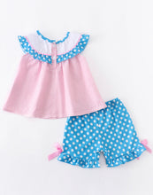 Load image into Gallery viewer, Pink Sailboat Themed Girls Outfit