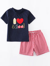 Load image into Gallery viewer, Back to School Gingham Outfit