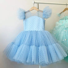 Load image into Gallery viewer, Pre-Order Princess Inspired Tulle Dress for Girls in Blue