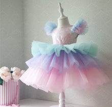 Load image into Gallery viewer, Pre-Order Unicorn Princess Dress for Girls with Matching Headband