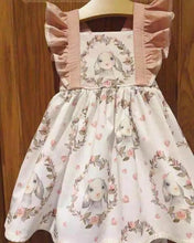 Load image into Gallery viewer, Pre-Order Girls Springtime Easter Bunny Dress