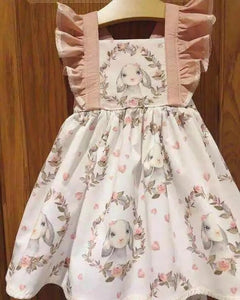 Pre-Order Girls Springtime Easter Bunny Dress