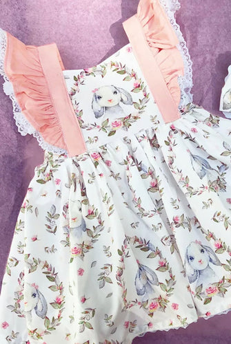 Pre-Order Girls Springtime Easter Bunny Dress