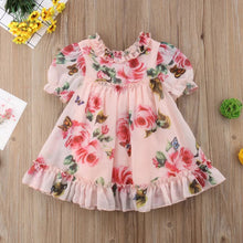 Load image into Gallery viewer, Pre-Order Girls Pink Rose Dress