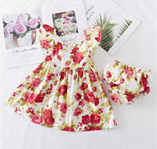 Load image into Gallery viewer, Pre-Order Baby &amp; Toddler Girls Floral Dress